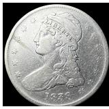 1838 Capped Bust Half Dollar LIGHTLY CIRCULATED