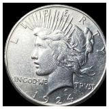 1924 Silver Peace Dollar UNCIRCULATED