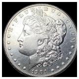 1901-S Silver Morgan Dollar CLOSELY UNCIRCULATED