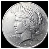 1926 Peace Silver Dollar NEARLY UNCIRCULATED