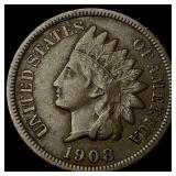 1908-S Indian Head Cent NEARLY UNCIRCULATED