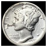1920-S Silver Mercury Dime CLOSELY  UNCIRCULATED