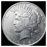 1923-S Silver Peace Dollar NEARLY UNCIRCULATED