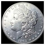 1902-S Silver Morgan Dollar CLOSELY UNCIRCULATED