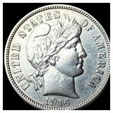 1916 Silver Barber Dime UNCIRCULATED