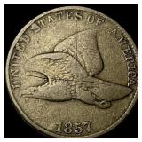 1857 Flying Eagle Cent LIGHTLY CIRCULATED