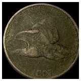 1857 Flying Eagle Cent LIGHTLY CIRCULATED