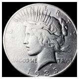 1935-S Silver Peace Dollar LIGHTLY CIRCULATED