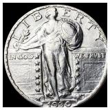 1930-S Silver Standing Liberty Quarter CLOSELY UNC