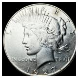 1927-S Silver Peace Dollar CLOSELY UNCIRCULATED