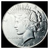 1928-S Silver Peace Dollar UNCIRCULATED