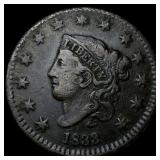 1833 Coronet Head Large Cent LIGHTLY CIRCULATED