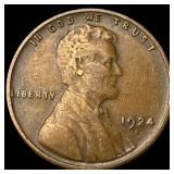1924-D Lincoln Wheat Cent NEARLY UNCIRCULATED
