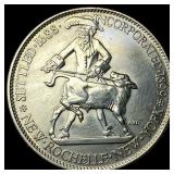1938 Silver New Rochelle Half Dollar UNCIRCULATED