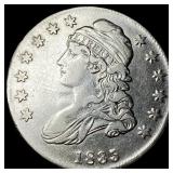 1835 Capped Bust Half Dollar CLOSELY UNCIRCULATED
