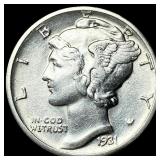 1931-D Silver Mercury Dime UNCIRCULATED