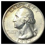 1932-D Silver Washington Quarter CLOSELY UNCIRCULA
