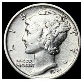 1925-S Silver Mercury Dime CLOSELY UNCIRCULATED