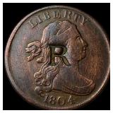 1804 C-6 R2 Draped Bust Half Cent HIGH GRADE