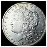 1888-S Silver Morgan Dollar CLOSELY UNCIRCULATED