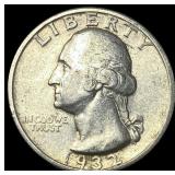 1932-S Silver Washington Quarter NEARLY UNCIRCULAT