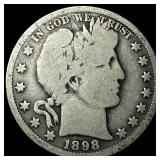 1898-O Silver Barber Half Dollar NICELY  CIRCULAT