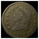 1812 Classic Head Large Cent LIGHTLY  CIRCULATED