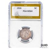 1926 Buffalo Nickel PGA MS64