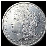 1890-CC Silver Morgan Dollar NEARLY  UNCIRCULATED