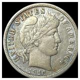 1916 Barber Dime CLOSELY UNCIRCULATED