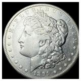 1891-CC Silver Morgan Dollar NEARLY UNCIRCULATED