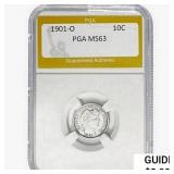 1901-O Barber Dime PGA MS63