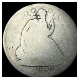 1858-O Silver Seated Liberty Half Dollar HIGH  GR