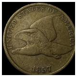 1857 Flying Eagle Cent LIGHTLY CIRCULATED
