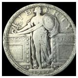 1917 Type 1 Standing Liberty Quarter LIGHTLY  CIR