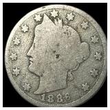 1886 Liberty Head Nickel NICELY CIRCULATED