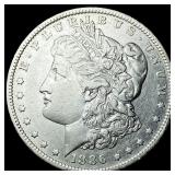 1886-O Silver Morgan Dollar NEARLY UNCIRCULATED