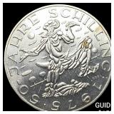 1975 Austria Silver 100 Schilling