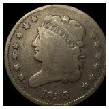 1833 Classic Head Half Cent HIGH GRADE