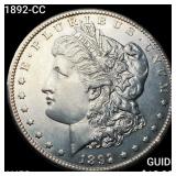 1892-CC Morgan Silver Dollar CHOICE AU