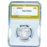 1930-S Standing Liberty Quarter PGA MS62