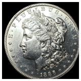1886-S Silver Morgan Dollar CHOICE AU