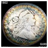 1802 Draped Bust Half Dollar LIGHTLY CIRCULATED