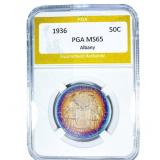 1936 Albany Half Dollar PGA MS65