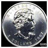 2007 Canada Silver 5 Dollars