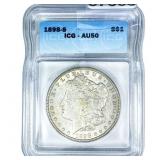 1898-S Morgan Silver Dollar ICG AU50