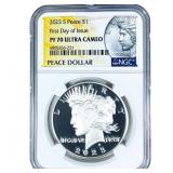 2023-S Silver Peace Dollar NGC PF70 Ultra Cameo