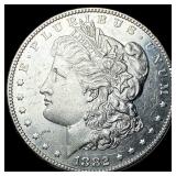 1882-S Morgan Silver Dollar CLOSELY UNCIRCULATED