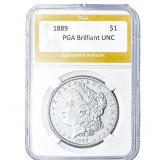 1889 Morgan Silver Dollar PGA Brilliant UNC