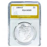 1904-O Morgan Silver Dollar PGA MS69